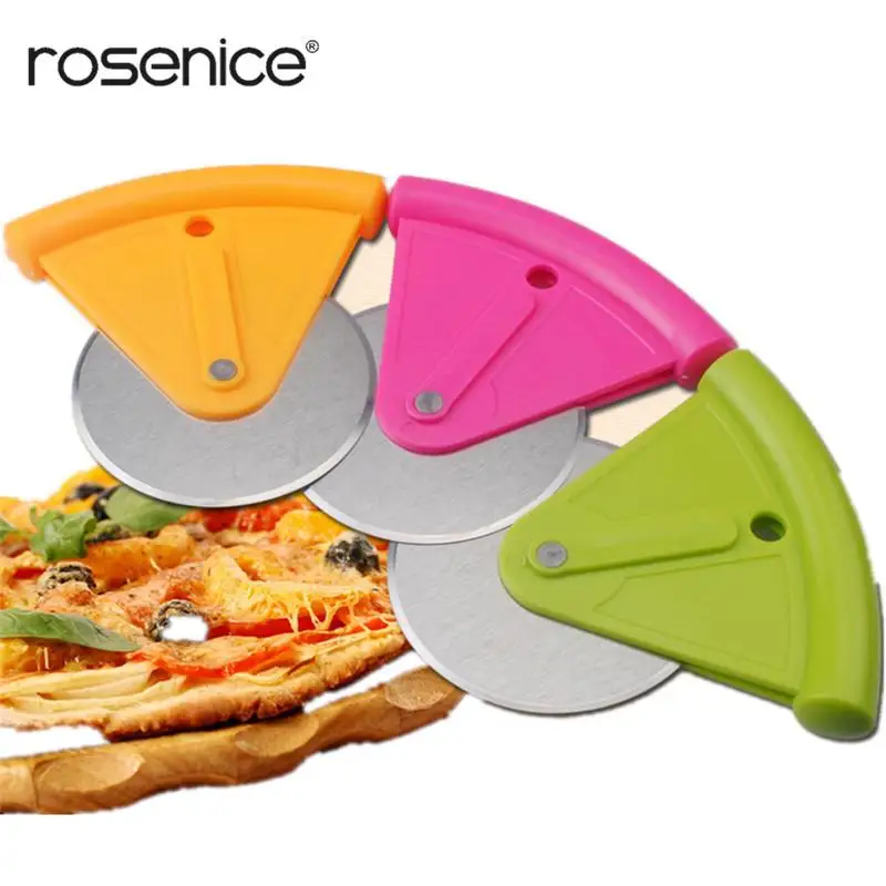 Stainless Steel Pizza Wheel Cutter Slicer Knife with ABS Cover Kitchen