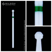 Маленький шарик-Экстра грубая-белая твердая керамика(6300304)-WILSON керамический сверло для ногтей& циркониевые керамические стоматологические боры