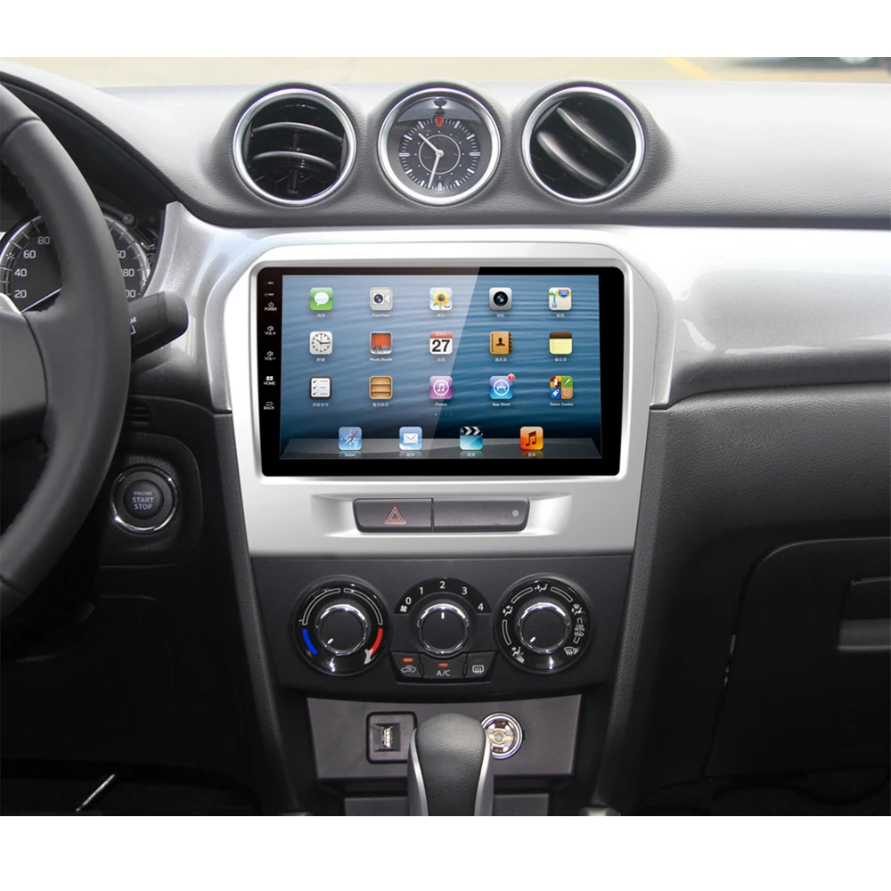 Top OZGQ Android 7.1 Car Player For Suzuki Vitara / Escudo 2015-2018 HD Screen Auto GPS Navigation BT Radio TV Audio Video Stereo 3