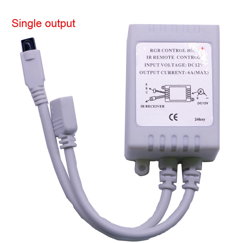 SMD 5050 3528 2835 RGB светодиодный свет ленты DC 12 V 24key/44 ключ IR RF пульт дистанционного
