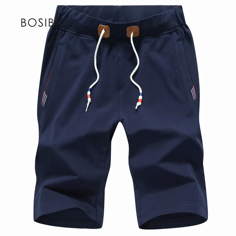 Летние мужские шорты бермуды в повседневном стиле из хлопка с эластичной резинкой на талии мужские шорты с карманами плюс размер 5XL спортивные шорты высокого качества 1701