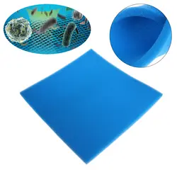 Синий/желтый аквариумный биохимический фильтр хлопок пены рыбы аквариумная губка чистой воды водных животных Фильтры Аксессуары 50x50x2 см C42
