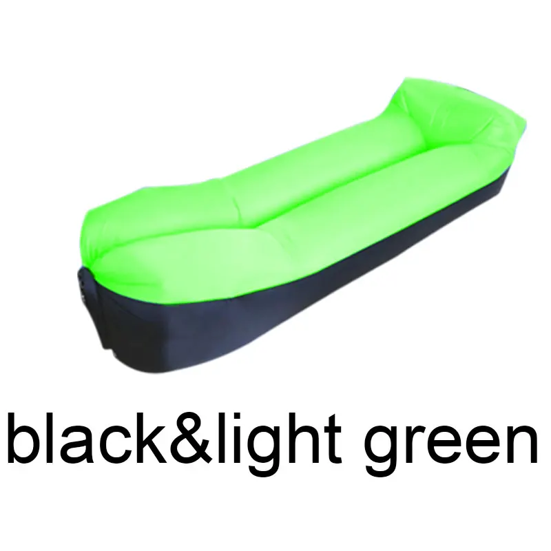 Открытый быстро Infaltable диван кровать ленивый диван надувная подушка безопасности пляж надувная кровать для кемпинга сна - Цвет: Light Green