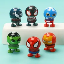 Mr Tea Bobblehead Автомобильные украшения Мстители качающаяся голова фигурка Кид куклы интерьерные украшения авто аксессуары Игрушки для Marvel