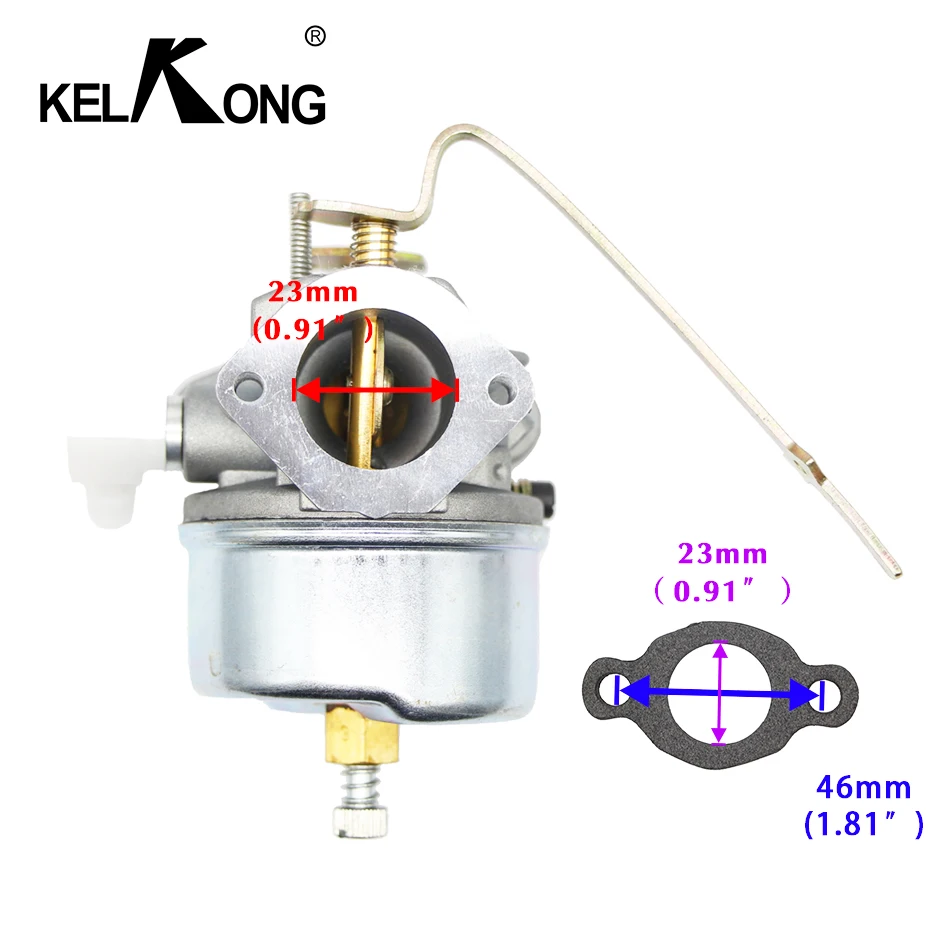 Карбюратор kelkong для Tecumseh Carb 632615 632208 632589 подходит H30 H35 HS50 двигатели Carb 615A 28-44