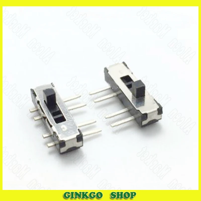 3000pcs/lot Black Toggle Switch 4 Pin 3 Position G2 Handle High 2MM Slide Straight | Обустройство дома