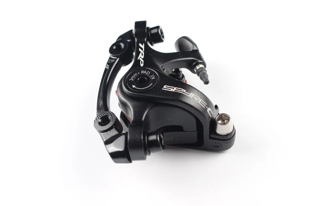 TRP Spyre road bike Aleación de bicicleta juego de freno de disco mecánico delantero y trasero incluye rotor de línea central de 160mm - 3