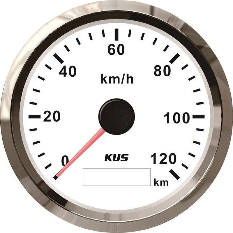 KUS 85MM 0-120KM/H Truck Car Motorcycle Universal GPS Speedometer Odometer Boat ATV UTV Speedo