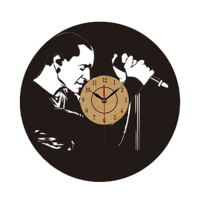 Linkin Park Виниловая пластинка настенные часы-получить уникальный Декор стены гаража-идеи подарка для мальчиков и девочек-рок уникальное современное искусство - Цвет: Фиолетовый
