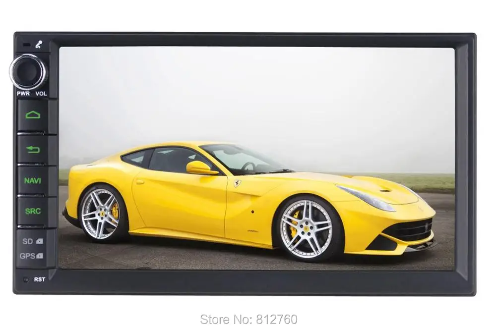 Sale 7 inch Android 6.0.1 Car DVD GPS Navigation 2 din Stereo Head unit Radio Bluetooth Nissan Universal Player USB/SD+camera 2