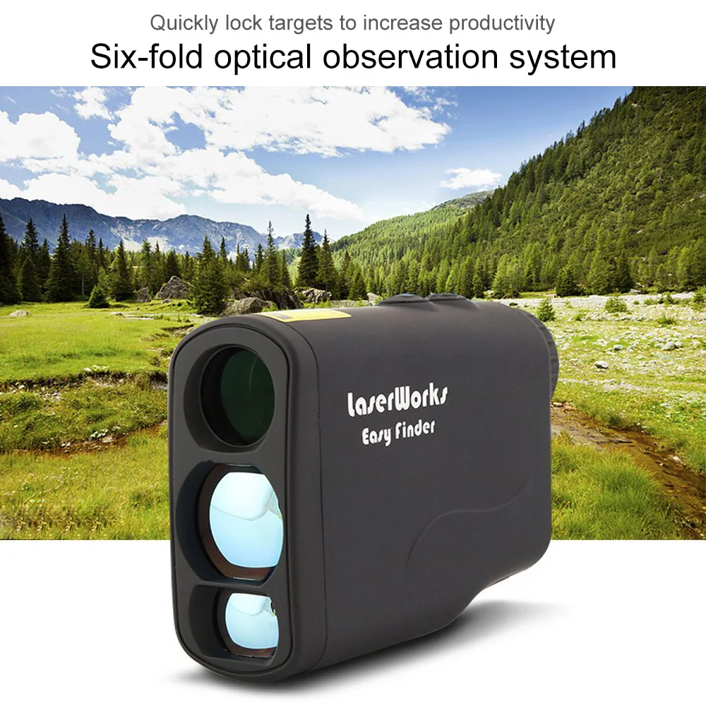

Laser Rangefinder 600M Digital Distance Meter Monocular Telescope Golf Laser Range Golf Finder Multi-function Ranging Telescope