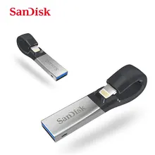 SanDisk OTG USB 3 0 Flash Drive for iPhone 8 7 6 6SPlus 32GB 64GB 128GB