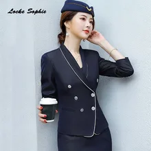 Women's Plus size Slim fit Blazers coats 2019 Summer cotton Double-breasted Small Suits jackets ladies Skinny Blazers Suits coat