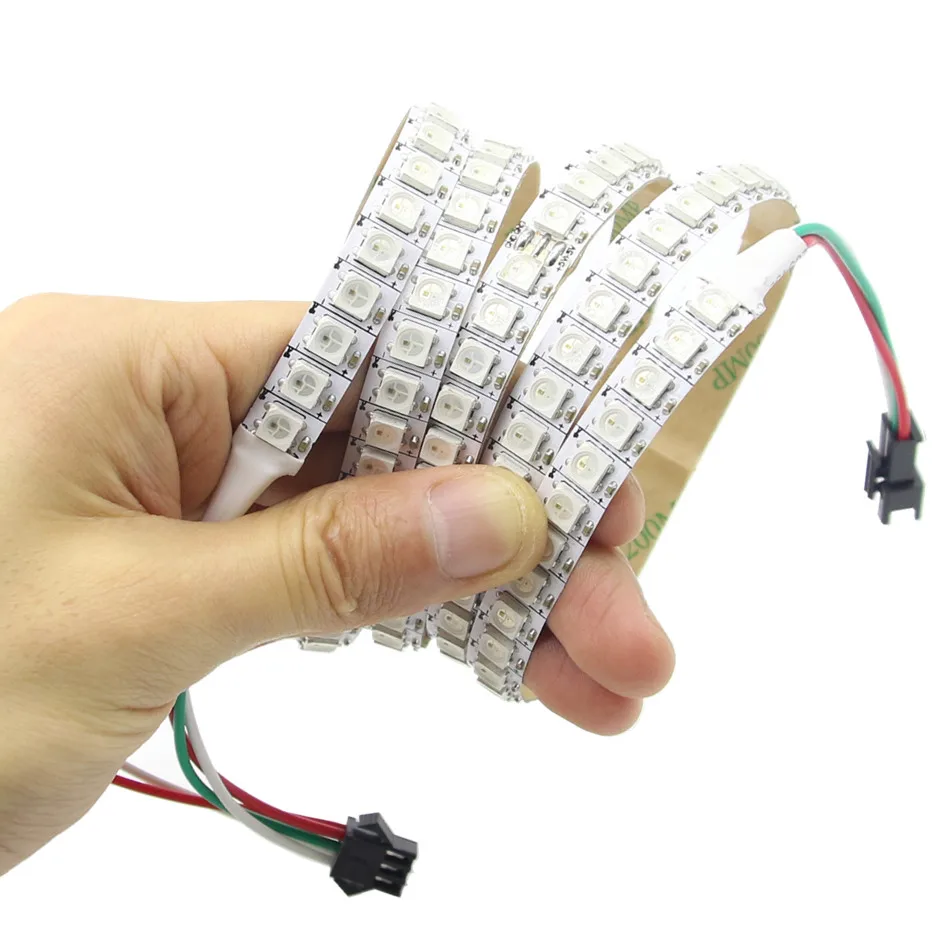 1 M 2 WS2812B Светодиодные ленты Водонепроницаемый 30 60 144 светодиодный s DC 5 V RGB свет