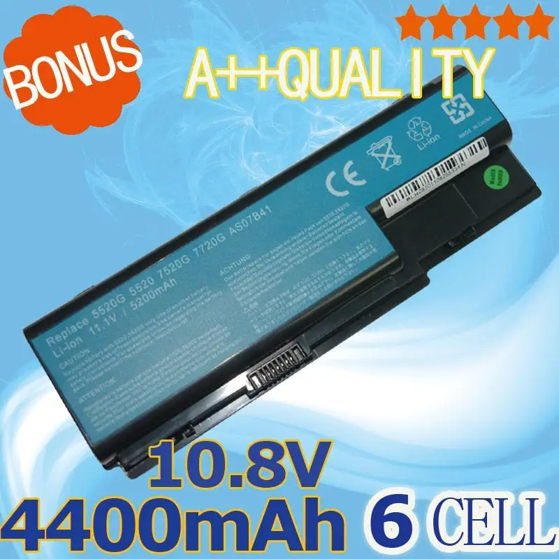 11.1V 6CELL Laptop Battery For Acer eMachines E510 E520 G420 G520 G620