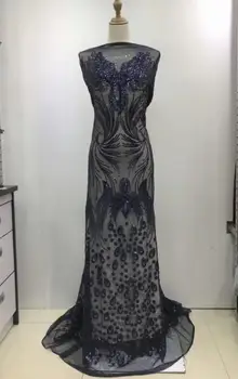 

New design African Tulle Lace Fabric French Net Lace Fabric S1922513 With Sequins Embroidered Mesh Lace Fabric For Wedding Dres
