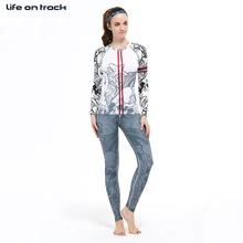 Женские компрессионные колготки для занятий йогой и велоспортом для женщин, набор с принтом, домашний фитнес тренировка бодибилдинг, облегающие колготки для спортзала