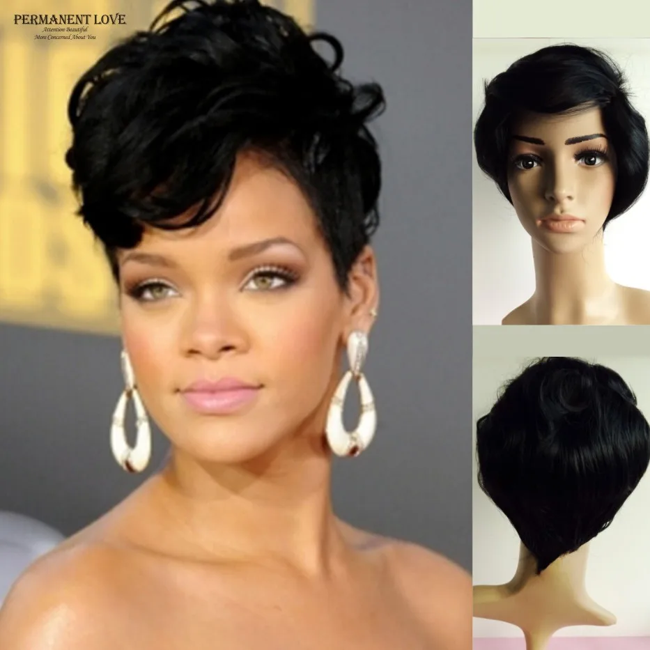 African American Celebrity Wigs Short Wigs For Black Women Fluffy