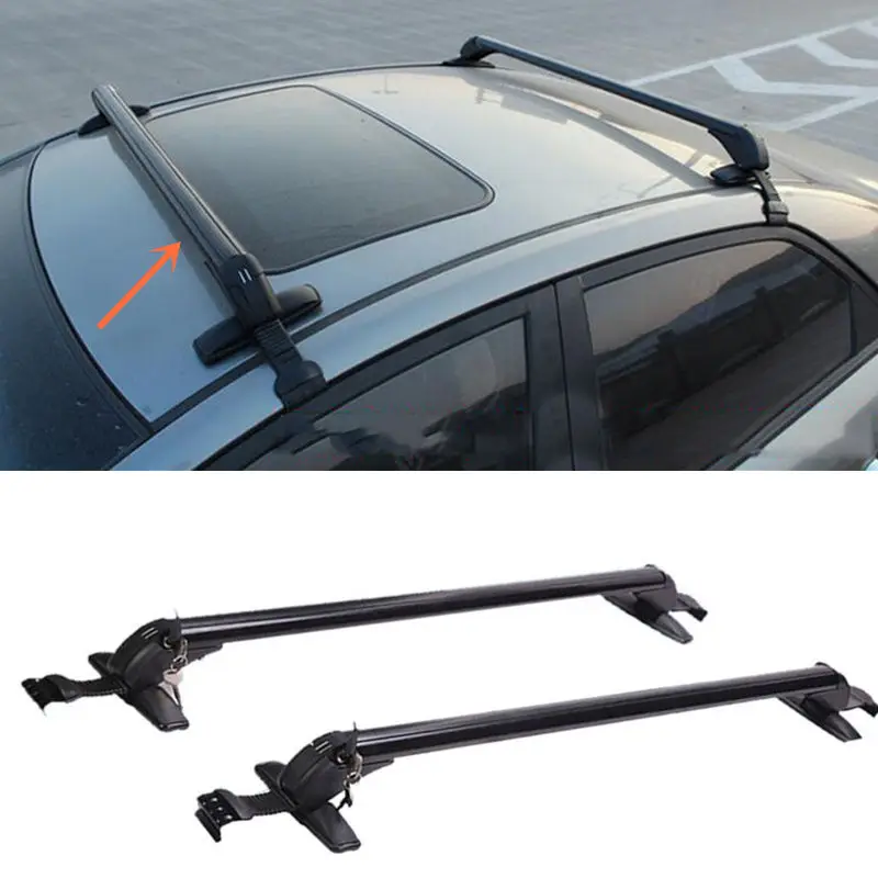 

2pcs Black Aluminum Car roof rack bar for Chevrolet Aveo 2011-2016