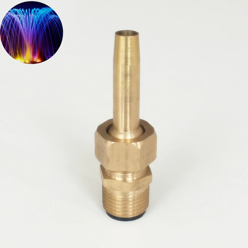 

(10PCS A PACK) 1/8" 1/4" 3/8" 1/2" 3/4" Brass Gushing Spray Fountain Nozzles For Garden Pond Pool