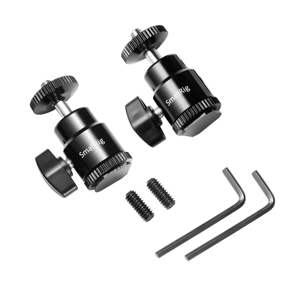 Smallrig 1 4 Camera Hot Shoe Mount With Additional 1 4 Screw 2pcs