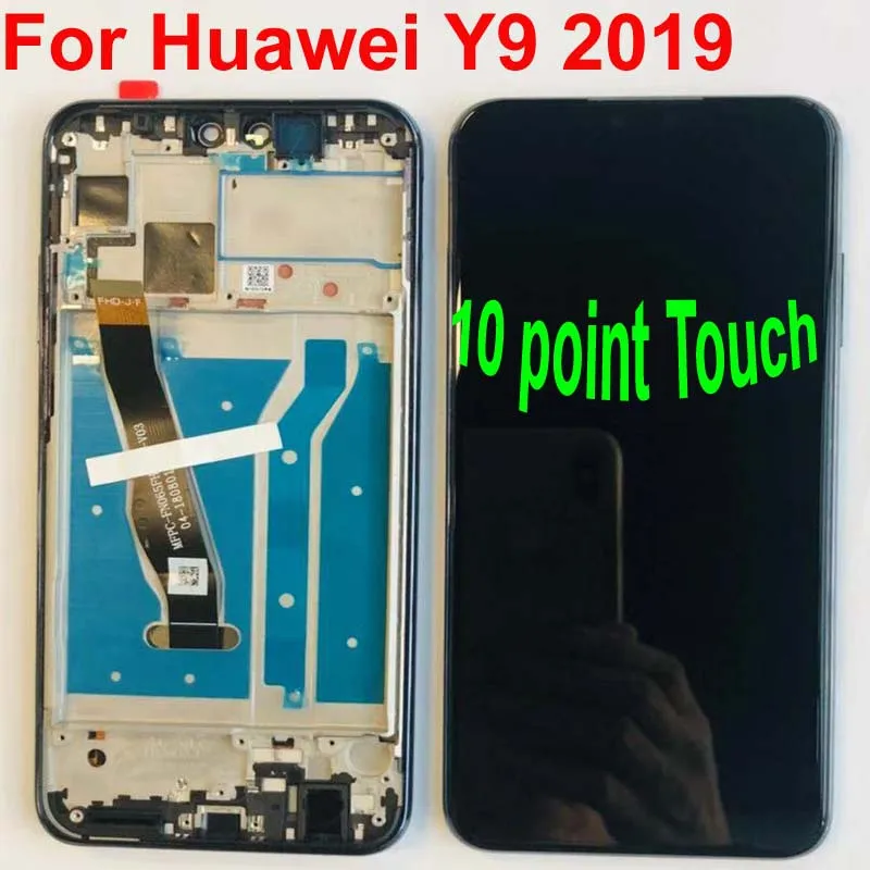 

6.5'Full LCD DIsplay+Touch Screen Digitizer Assembly For Huawei Y9 2019 Original LCD JKM-LX1 JKM-LX2 JKM-LX3 With frame+tools