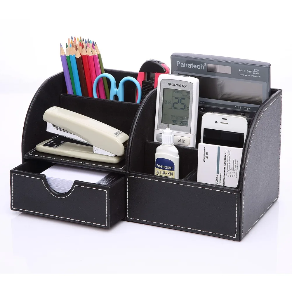 Office Accessories Desk Gift Set Card Holder Large File Rack Stationery Organizer Tissue Box Ashtray Document Tray