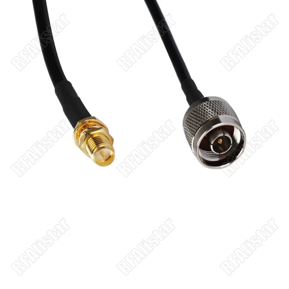 N Type Male to RP-SMA Female Jack RG58 Extension Adapter Wifi Antenna Coaxial Pigtail Cable Wlan Ham 30cm/50cm/80cm/1M/2M/3M |