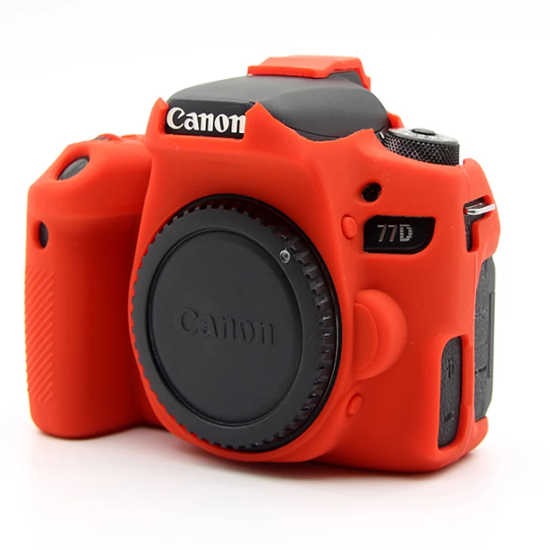 Высококачественный силиконовый чехол для камеры Canon 6D/70D/77D/80D/650D/700D/5D3 5DS 5DR/5D Mark IV мягкий резиновый чехол для камеры