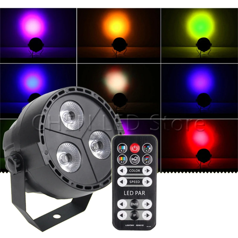 4 In 1 DJ Laser Disco Ball Stage Light 3 Led 15W RGB Effect Portable