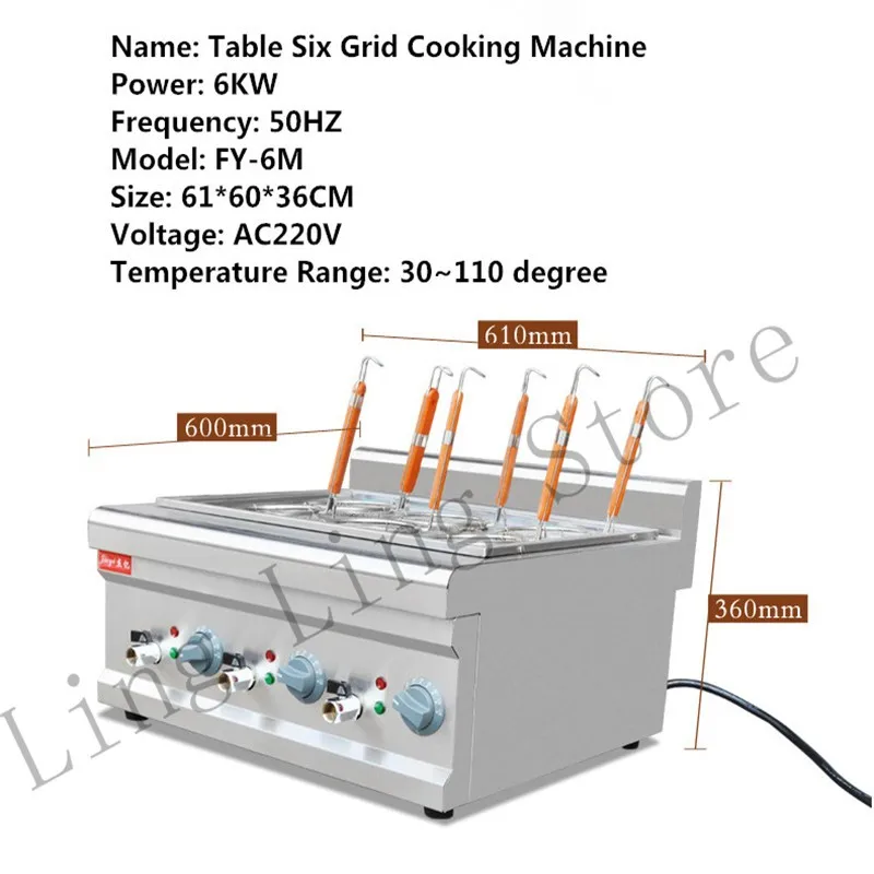 110 V 220 V FY-6M коммерческое приготовление лапши 6 сетки лапши машина газовая электрическая машина для приготовления лапши бытовая техника