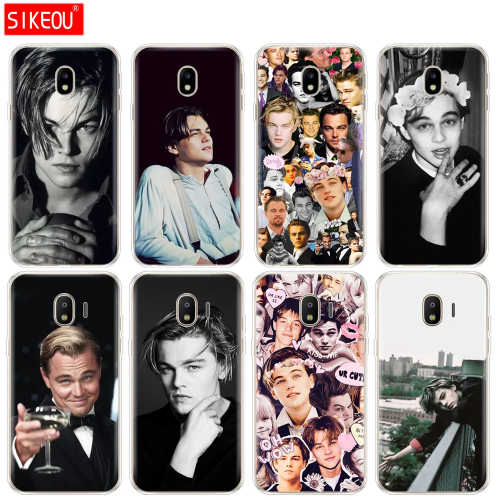 Силиконовый чехол для телефона Samsung Galaxy J3 J5 J7 2017 J330 J530 J730 PRO j2 2018 Leonardo Dicaprio young
