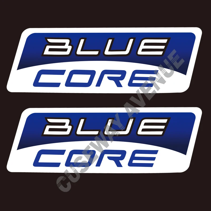 BLUE CORE Decals / Stickers Moto GP Team Motorcycle Sticker for Honda CBR Yamaha R1 R6 Suzuki Kawasaki Z900 NINJA(100mm x 33mm