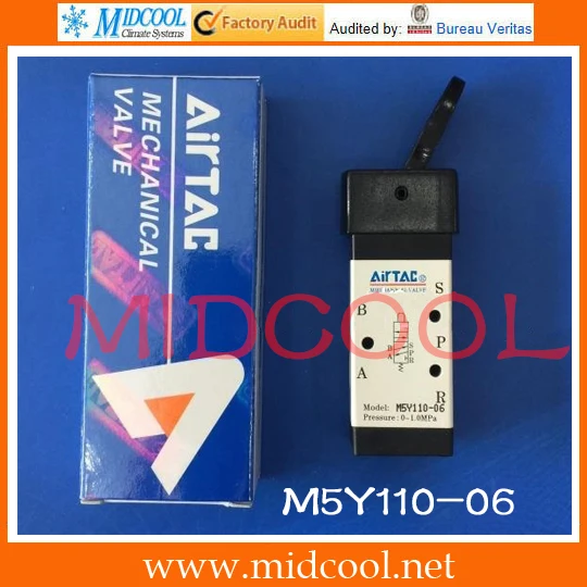 

Original AirTAC Control valve(5/2way) M5 Series M5Y110-06