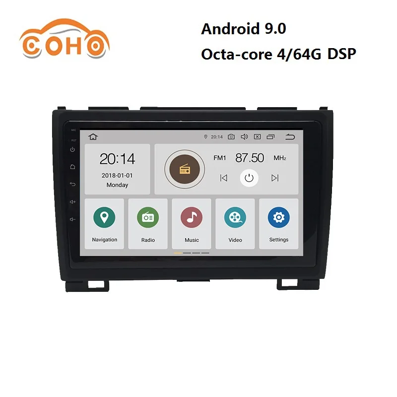 

Car GPS Android 9.0 8-core 4/64G for 2008-2012 GreatWall Haval H3/H5 with radio BT support WIFI DSP Carplay and SWC