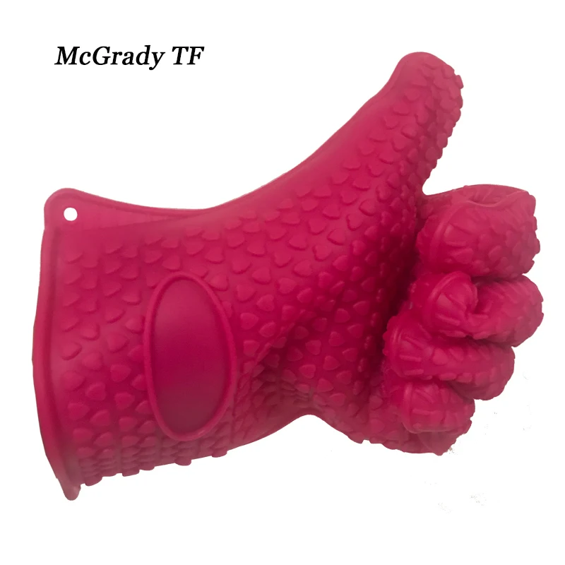 

2pcs Baking Microwave Oven Cookware Mitts Kitchen Resistant Silicone Hand Glove Bakeware Cooking Silicone BBQ Grill Glove Tool
