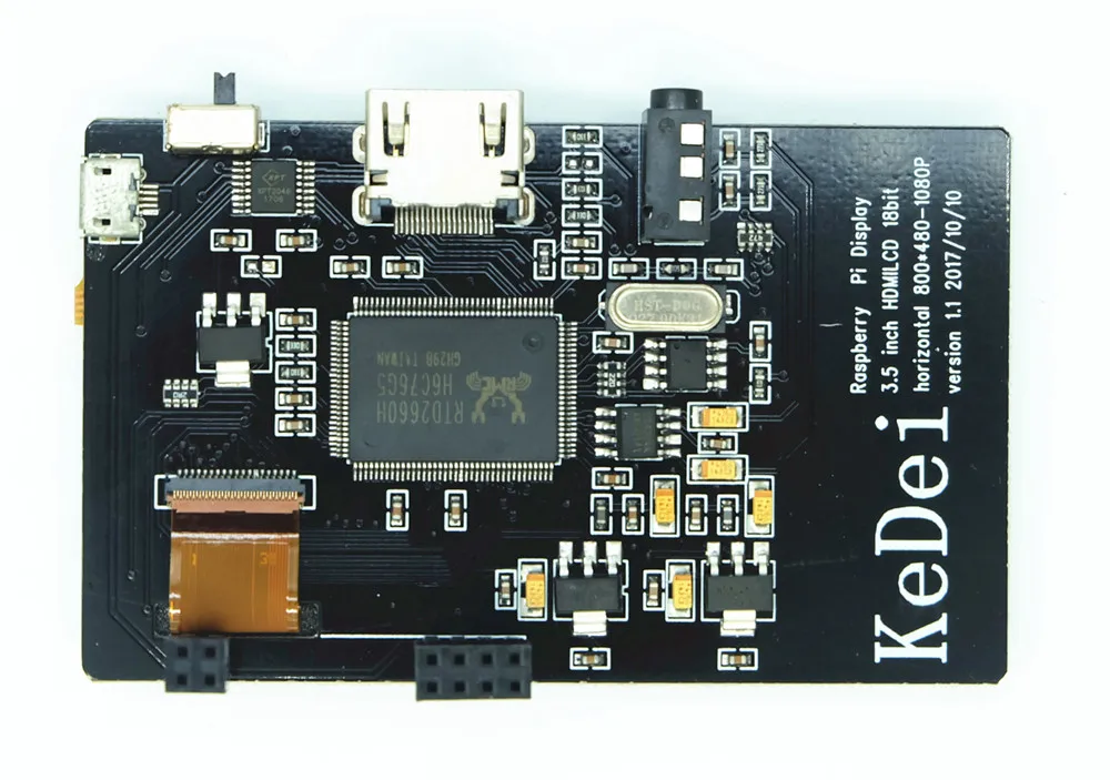 3,5 дюймовый 800x480 USB HDMI lcd дисплей сенсорный экран 3D чехол с принтом с охлаждающим вентилятором для Raspberry Pi