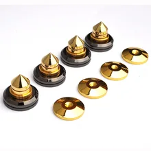4sets Speaker Spikes Subwoofer Spikes Isolation CD Amplifier Turntable Pad Stand Feet CD player DAC stand foot nail