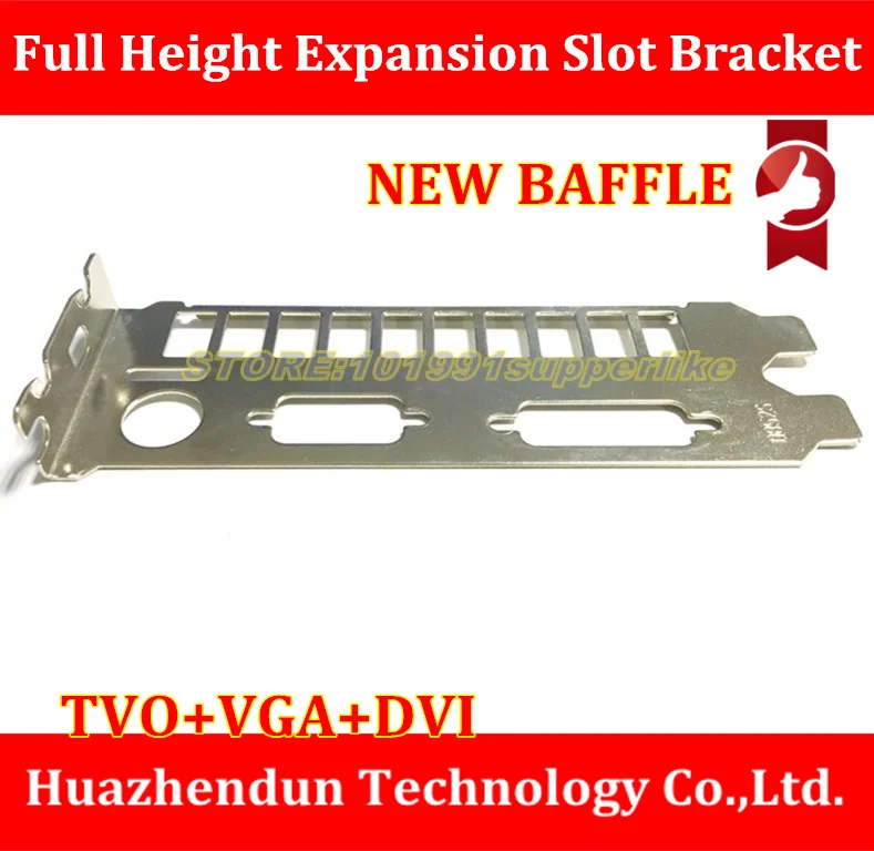 

Видеокарта DEBROGLIE 1 шт./лот, Двухуровневая перегородка, полноразмерный кронштейн с разъемом для видеокарты с разъемом DVI VGA TVO