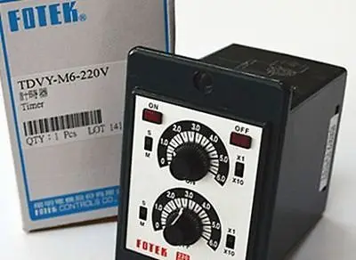 

2PCS TDVY-M6-220V Timer