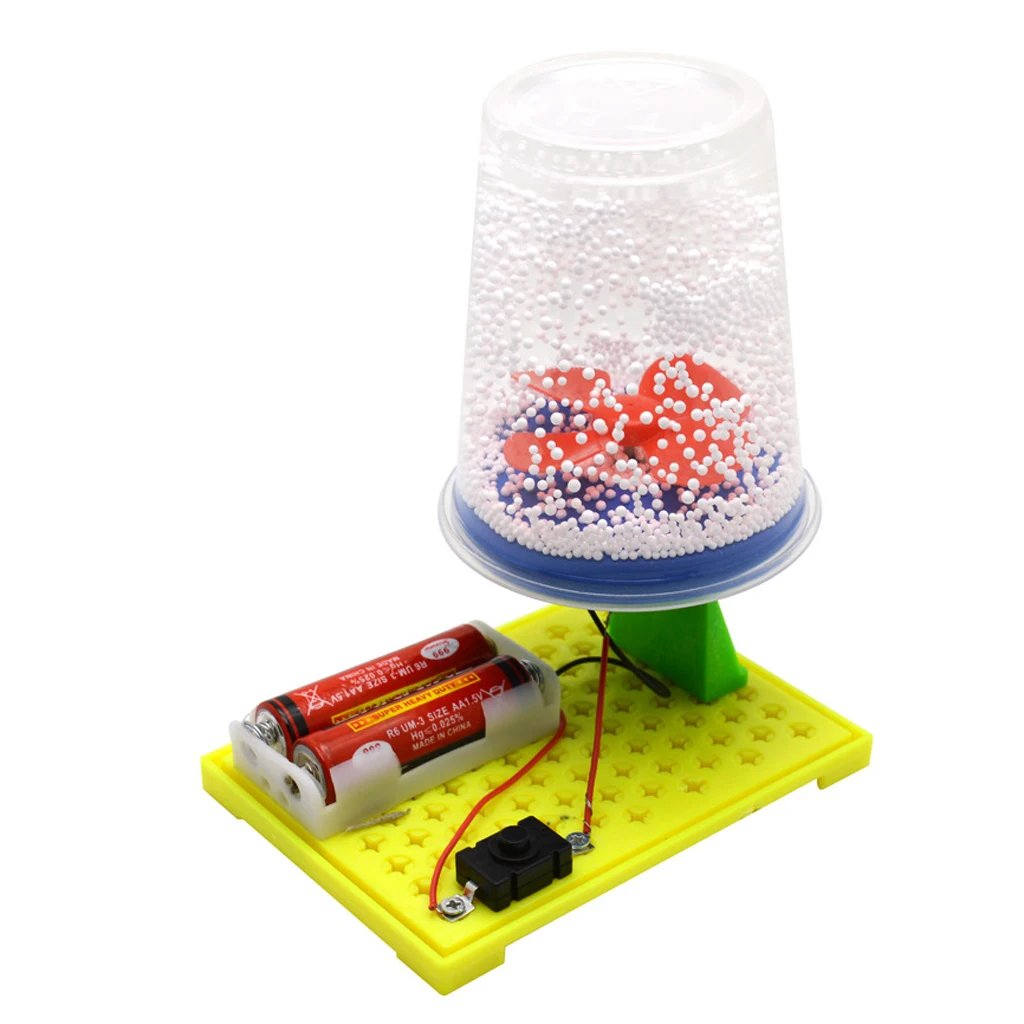 Kids Science Experiment Kits - DIY Electric Electrostatic Snow & Colorful Fiber Optic Lights Model Toy, Creative Toys