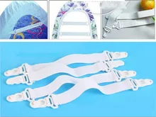 Hot sale Free Shipping 1 Set(4pcs) Bed Sheet Mattress Cover Blankets Grippers Clip Holder Fasteners Elast