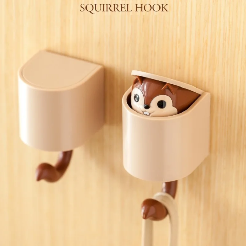 Creativity Outstretch Squirrel Hook Coat Wall Hook Key Holder Wall Home Decoration Kitchen Hook Bathroom Accessories Coat Hanger