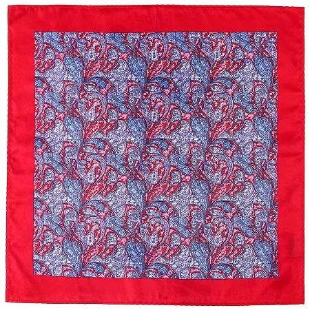 Pocket Square PS007 Портной Смит мужчины Пейсли карман квадратный из микрофибры печати мужские платки синий бордовый Цветочные носовой платок новая мода мужской костюм носовой платок - Цвет: Pocket Square PS007