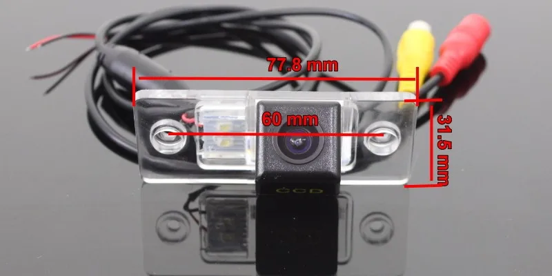 For Porsche Cayenne 9PA 955 957 958 Smart Tracks Chip Camera  HD CCD Intelligent Dynamic Parking Car Rear View Camera (1)