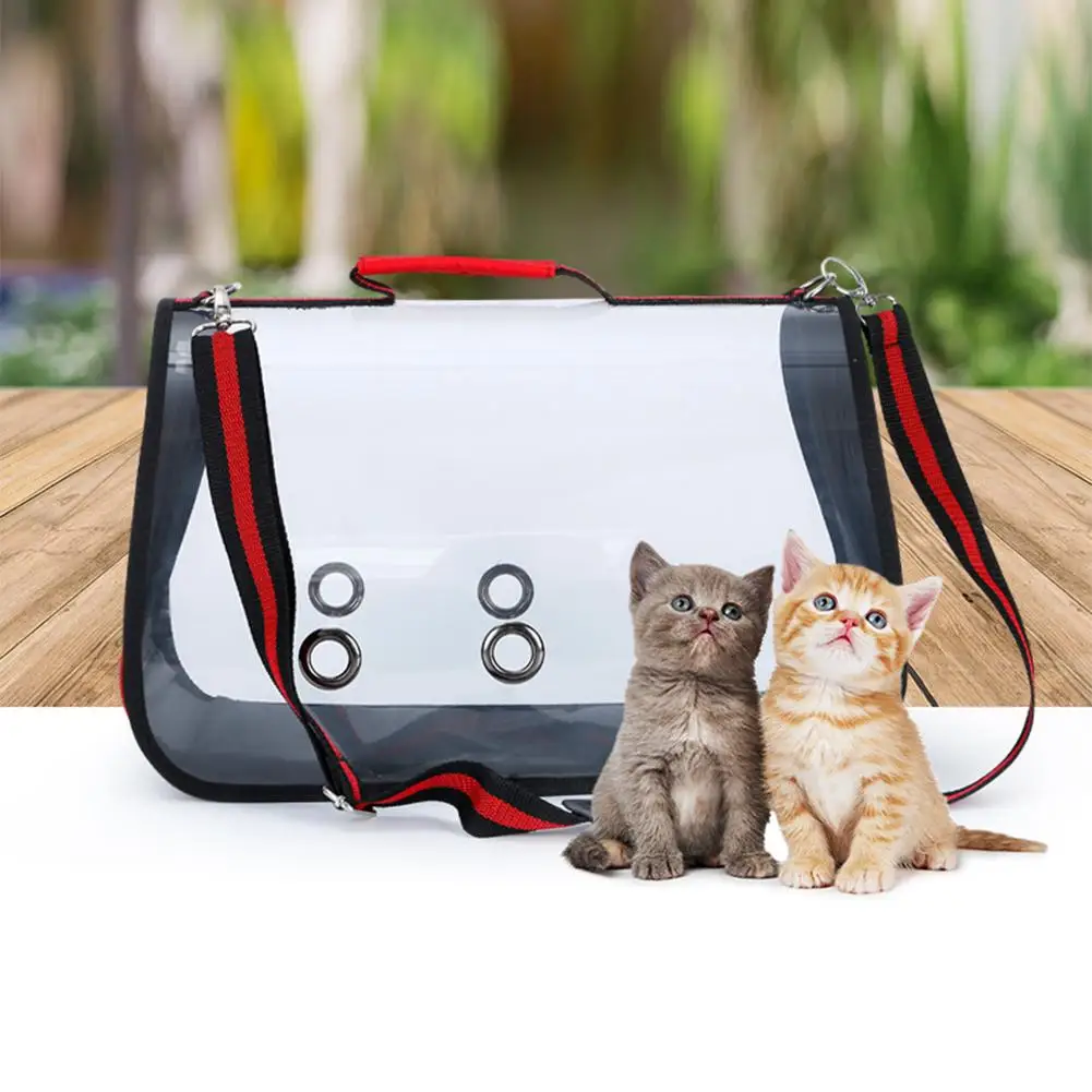 LanLan Портативные Прозрачные сумки для домашних животных, удобные дорожные сумки, сумки для кошек, собак, щенков