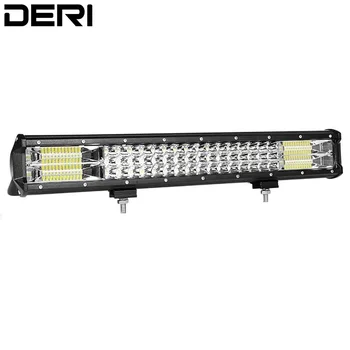 

20" 21 inch 288W Triple Row Straight Super Bright Led Work Light Bar Combo Beam Boat ATV UTE Truck Trailer Off Road 12V 24V Car