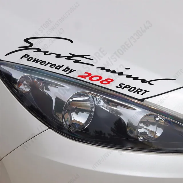 Sticker voiture design Peugeot 208 Rally4 - STICK AUTO