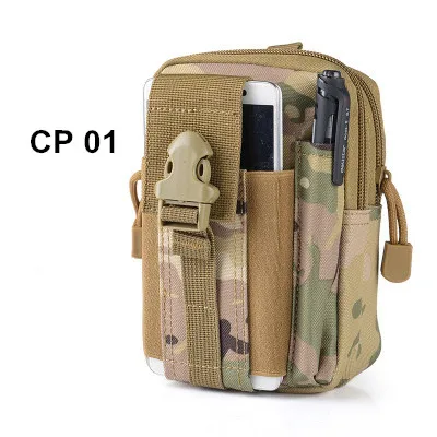 Поясная Беговая сумка для мужчин, армейский мягкий чехол для телефона, спортивный чехол для пояса Pro, кошелек, тактическая мини-сумка - Цвет: CP01