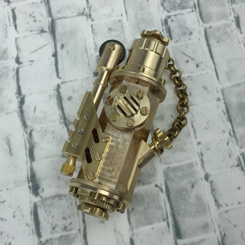 

Luminous steampunk mechanical kerosene lighter, hand-made armored lighter, commemorative gift, birthday present